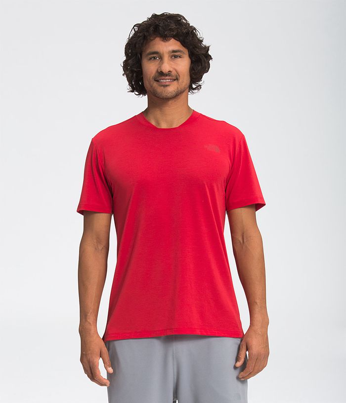 Camiseta The North Face Hombre Wander Manga corta - Colombia STBJED067 - Rojas